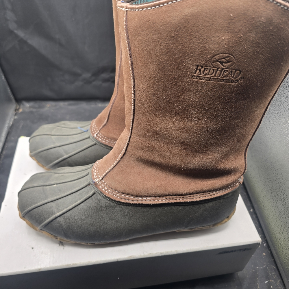 RedHead Kids Brown‎ and Gray Boots